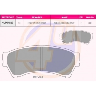 Тормозные колодки дисковые, комплект 4U Mazda 6 (GH) 2 Седан 2.2 MZR CD 185 л.с. 2009 – 2012 MO WW9 4UP04029
