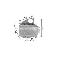 Масляный радиатор двигателя AVA QUALITY COOLING AI3405H B JG3D4Z Audi A7 (4GA, F) 1 Спортбек 3.0 Tdi 218 л.с. 2014 – 2018