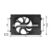 Вентилятор радиатора AVA QUALITY COOLING AI7523 K73 PAO 1440653867