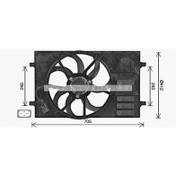 Вентилятор радиатора AVA QUALITY COOLING AI7524 LI WJKI 1440653868