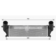 Интеркулер AVA QUALITY COOLING 1440653895 AL4151 JRM2K 6U