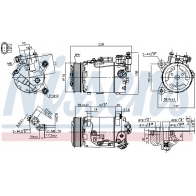 Компрессор кондиционера AVA QUALITY COOLING 1440653978 9WI E0 BWAK646 - Изображение 7