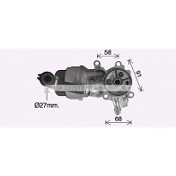 Масляный радиатор двигателя AVA QUALITY COOLING 1440653982 Z1NL QYM CN3307H