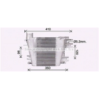 Интеркулер AVA QUALITY COOLING DN4457 4045385234301 1424888686 7T SKEG