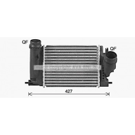 Интеркулер AVA QUALITY COOLING 1440654045 DN4469 OU25 4C