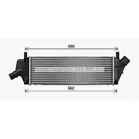 Интеркулер AVA QUALITY COOLING DN4479 9 Q9CARY Nissan Micra (K12) 3 2002 – 2010