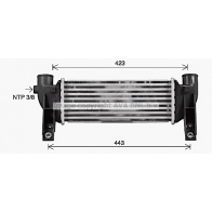 Интеркулер AVA QUALITY COOLING W1X GG5 Ford Tourneo Connect 1 (C170) Минивэн 1.8 TDCi /TDDi /DI 75 л.с. 2002 – 2013 FD4697