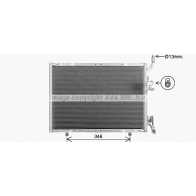 Радиатор кондиционера AVA QUALITY COOLING FD5690 B3 XJOF 1440654111