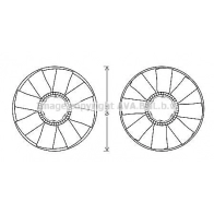 Вентилятор радиатора AVA QUALITY COOLING 011 IB 4045385221776 IVB123 1424552882