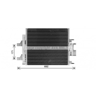 Радиатор кондиционера AVA QUALITY COOLING JR5059D NE7 MCW 1440654271