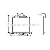 Интеркулер AVA QUALITY COOLING K UZ1LWA 1423464662 4045385074525 ME4218