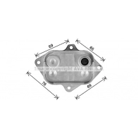 Масляный радиатор двигателя AVA QUALITY COOLING Mercedes A-Class (W168) 1 1997 – 2004 XT 0OM MS3743