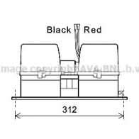 Моторчик вентилятора печки AVA QUALITY COOLING 4045385190713 RE8117 9JD 72Y 1424252552