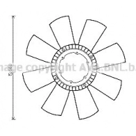 Вентилятор радиатора AVA QUALITY COOLING 655 KI REB110 1424668220 4045385185832
