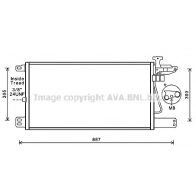 Радиатор кондиционера AVA QUALITY COOLING SC5034 1423464781 0 K9C24 4045385178377