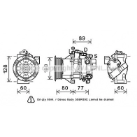 Компрессор кондиционера AVA QUALITY COOLING 1424612946 9 XK9W TOAK618 4045385230860