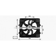 Вентилятор радиатора AVA QUALITY COOLING YJ18 5 VN7552 Volkswagen Amarok (2H) 1 2010 – 2020