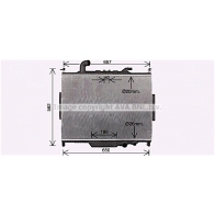 Радиатор охлаждения двигателя AVA QUALITY COOLING 11XOWY M 4045385234189 AU2336 Land Rover Range Rover