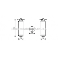 Осушитель кондиционера AVA QUALITY COOLING MFD026 CKE7 1 1424276031 4045385171651