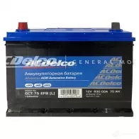 Аккумулятор 75 ач прямая 630 а 12 в agm advantage 260x175x225 AC DELCO OCJ TS5D 19380002 1439694340