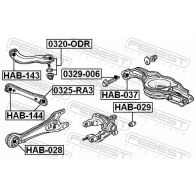 Сайлентблок AYWIPARTS AW1420303 4379392 G9X 1LK - Изображение 2