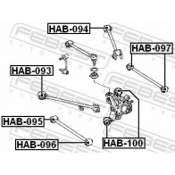 Сайлентблок AYWIPARTS 4379316 AW1420203 CR3 P6TX - Изображение 2