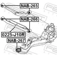 Сайлентблок AYWIPARTS B RS0W 4380029 AW1421270 - Изображение 2