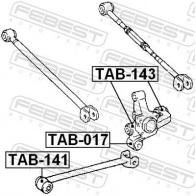 Сайлентблок AYWIPARTS 4380204 OP281 4 AW1421533 - Изображение 2