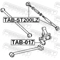 Сайлентблок AYWIPARTS T GDAB AW1421415 4380126 - Изображение 2