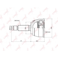 Шрус внешний AYWIPARTS B MJ9M AW1511139 4380865