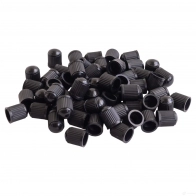 Колпачки на шинный вентиль, черные, пластик (60 шт.) AIRLINE 1438171556 S ZEDZ avc6001
