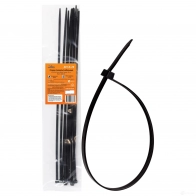 Стяжки (хомуты) кабельные 4, 8*400 мм, пластиковые, черные, 10 шт. AIRLINE 5 NP01 1438172038 actn29