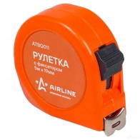 Рулетка с фиксатором 5м х 19мм AIRLINE B25VP DR 1438172517 atbq011 - Изображение 2