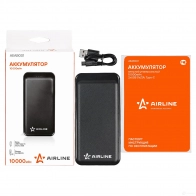 Аккумулятор внешний универсальный (Power bank) 10000мАч: 2xUSB 5V/2A, Type-C AIRLINE aeab001 1438172717 MW LP0 - Изображение 6
