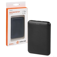 Аккумулятор внешний универсальный (Power bank) 5000мАч: 2xUSB 5V/2A, Type-C AIRLINE 5DQNTX 3 1438172718 aeab002