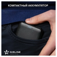 Аккумулятор внешний универсальный (Power bank) 5000мАч: 2xUSB 5V/2A, Type-C AIRLINE 5DQNTX 3 1438172718 aeab002 - Изображение 6