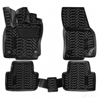 Ковры в салон (3D с подпят.) для VW Tiguan II (16 -) компл. 4 шт., (крепеж), выс. борт, полимер., черн. AIRLINE acmps74 1438173144 W7WM R8