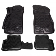 Ковры (3D с подпят.) для Hyundai Accent II (00-12) 4 шт., выс.борт, полимер., черн. AIRLINE 1438173160 U QR0Z acmps88