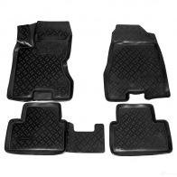 Ковры (3D с подпят.) для Nissan X-Trail (07-14) 4 шт., выс.борт, полимер., черн. AIRLINE 1438173162 acmps90 O85AY TD