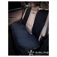 Накидка Алькантара, задняя (3 предмета), черная, универсальная AIRLINE 1438173176 W03TG GB ascb01