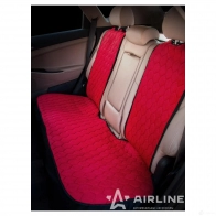Накидка Алькантара, задняя (3 предмета), красная, универсальная AIRLINE 1438173179 ascb04 EUB5 4K