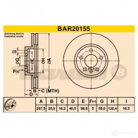 Тормозной диск BARUM I 2LYV bar20155 2814392 4006633337595 - Изображение 3