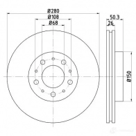 Тормозной диск BARUM 2814473 bar26102 4006633329903 E RLK3O - Изображение 2