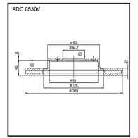 Тормозной диск ALLIED NIPPON 3SMB O 1441277137 ADC0530V