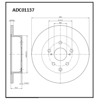 Тормозной диск ALLIED NIPPON B2 3TT 1441277456 ADC01137