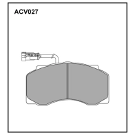 Тормозные колодки барабанные, комплект ALLIED NIPPON ACV027 1441277832 F QVG8V