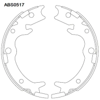 Тормозные колодки барабанные, комплект ALLIED NIPPON S OZ2V9O 1441277917 ABS0517