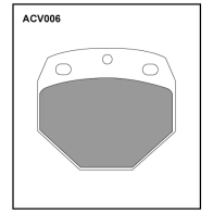 Тормозные колодки барабанные, комплект ALLIED NIPPON M8E6 OG ACV006 1441278003