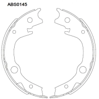 Тормозные колодки барабанные, комплект ALLIED NIPPON 1441278242 ABS0145 Y52 57