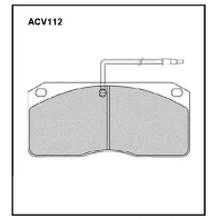 Тормозные колодки барабанные, комплект ALLIED NIPPON 3SN87T P ACV112 1441278287